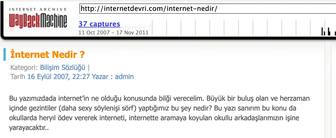 internet nedir ?