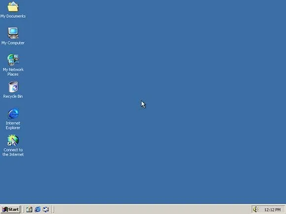 Windows 2000 ekran görüntüsü